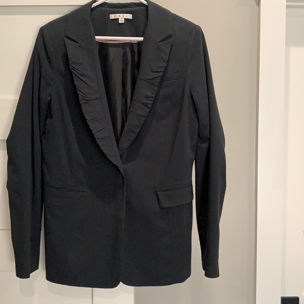 Cabi Brand Blazer with ruched detail